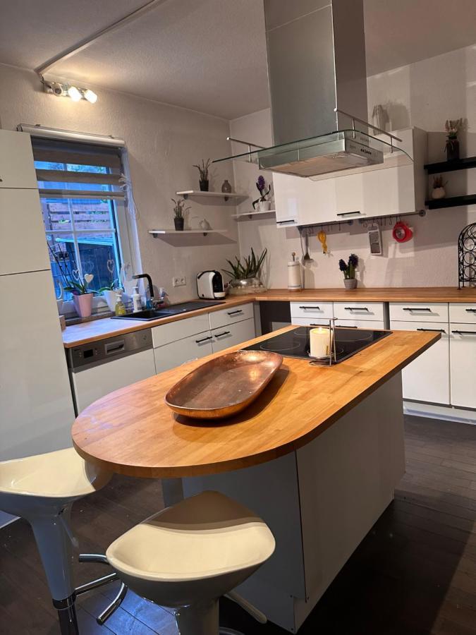 4 Zimmer 11 Personen Wohnung Garten Terrasse Grill 2 Badezimmer ヴッパータール エクステリア 写真