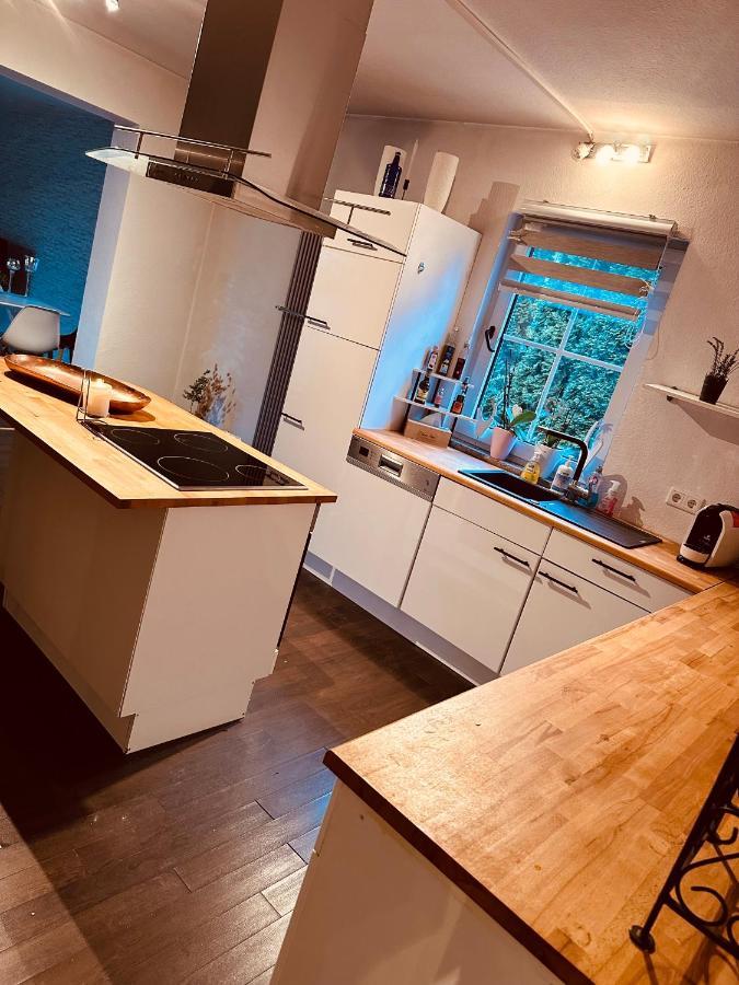 4 Zimmer 11 Personen Wohnung Garten Terrasse Grill 2 Badezimmer ヴッパータール エクステリア 写真